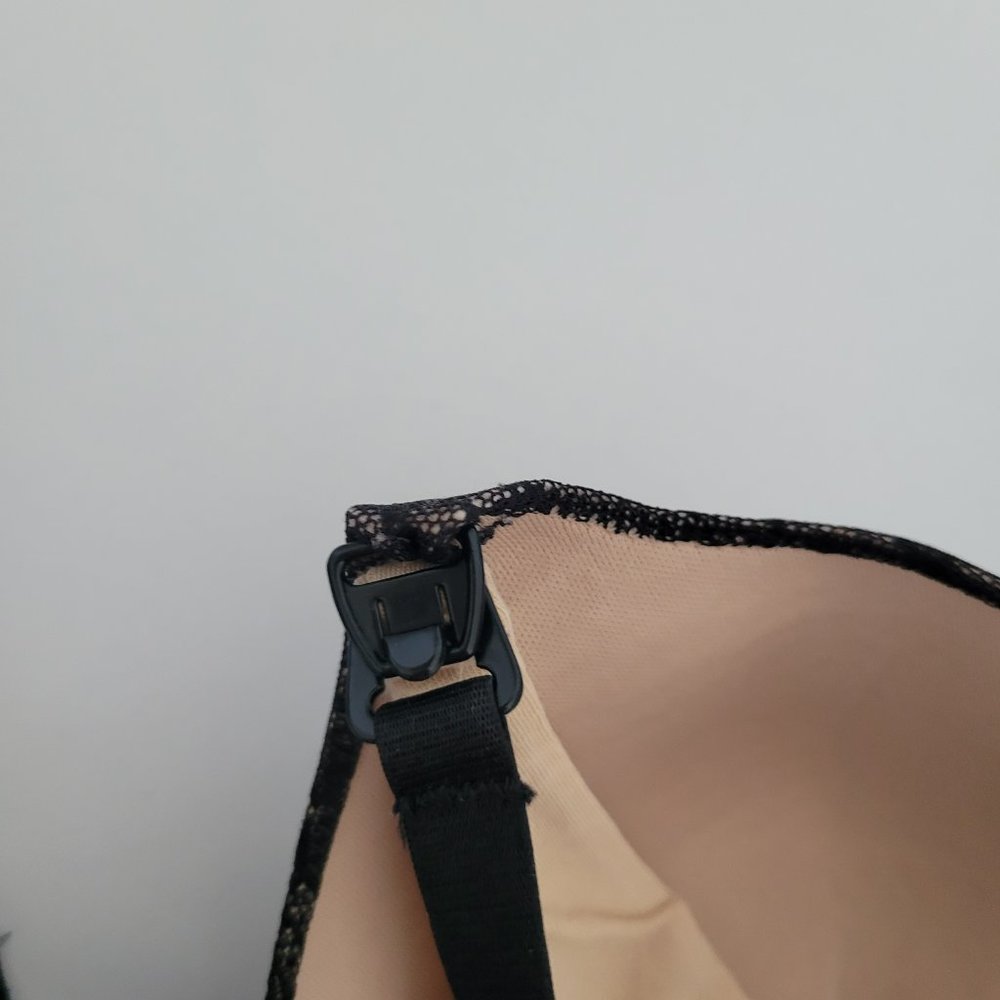 Natori Private Luxuries 34D Bra Black Lace Nursing Underwire Back Closure - Picture 6 of 9